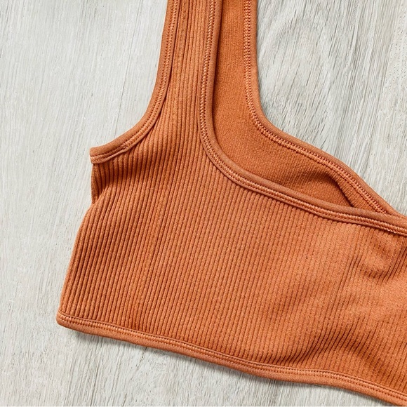 Urban Outfitters Pullover Bralette Orange Sz XL - Picture 4 of 6